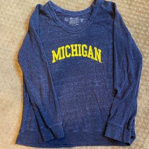 University of Michigan Light Crewneck Sweatshirt